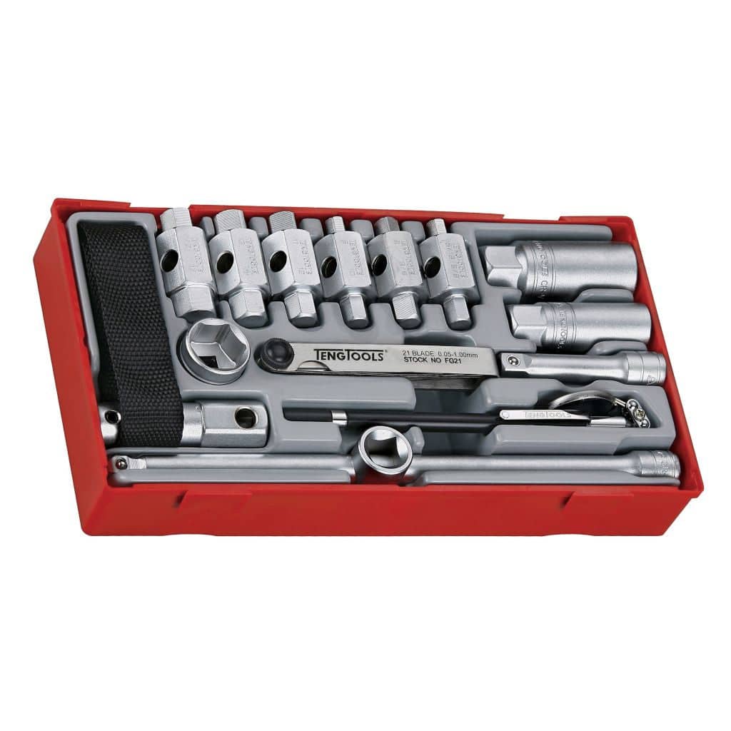 Buy Teng Tools 16PC Oil Service Set from Power Tool Services - Image 1 | Best Price