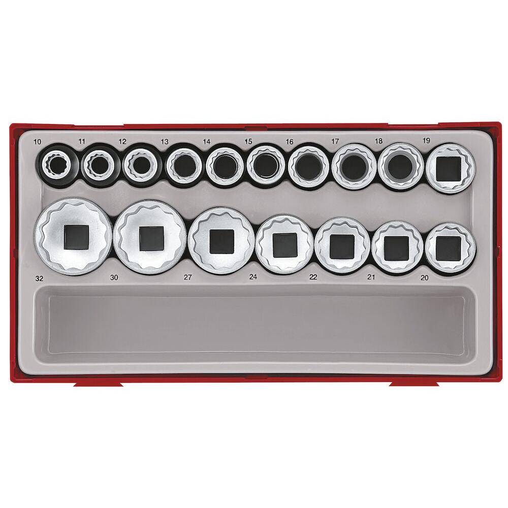 Buy Teng Tools 1/2'' Drive Socket Tray (12 Point) from Power Tool Services - Image 1 | Best Price