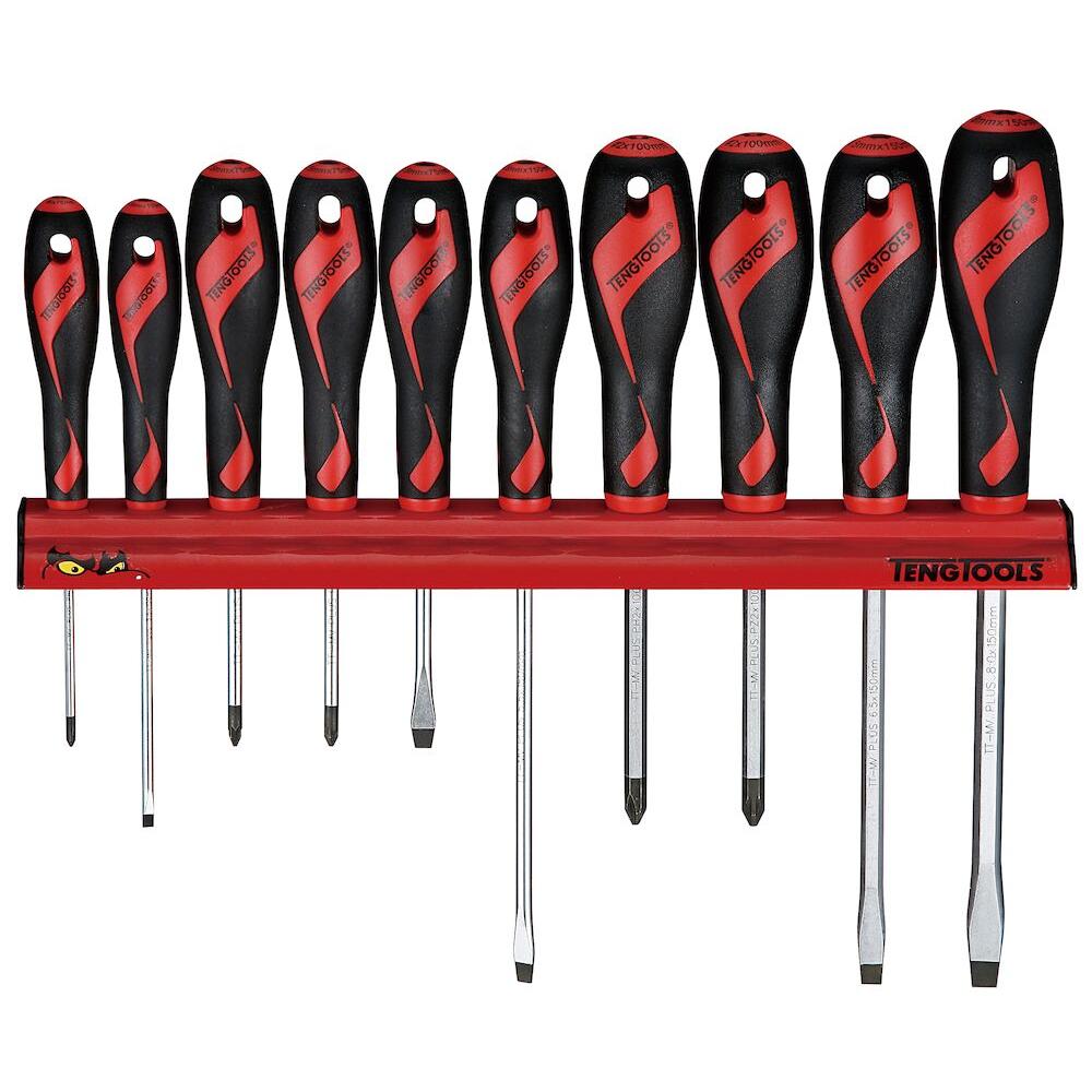 Buy Teng Tools 10PC Screwdriver Set Wall Rack from Power Tool Services - Image 1 | Best Price