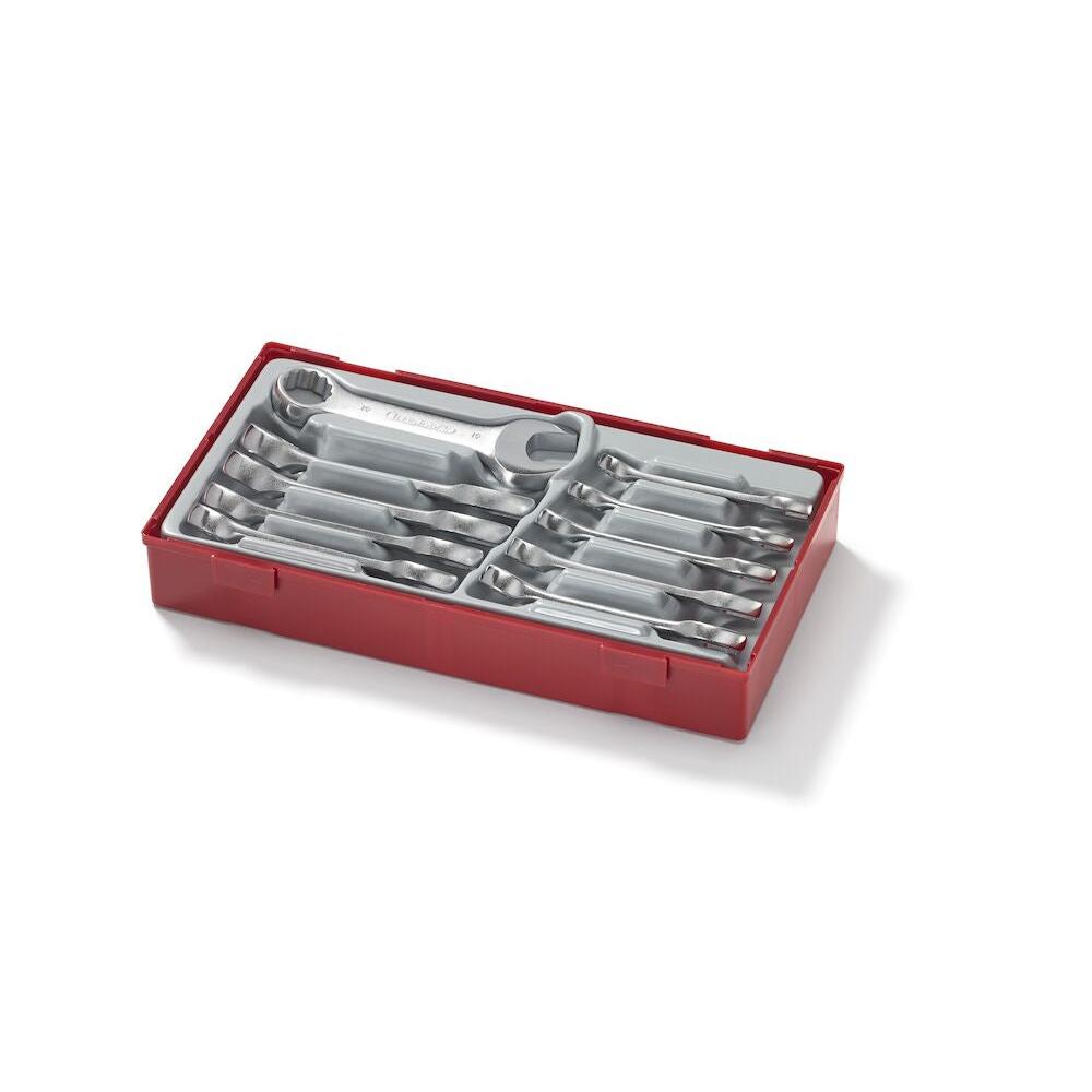 Buy Teng Tools 10PC Stubby Spanner Tray from Power Tool Services - Image 1 | Best Price