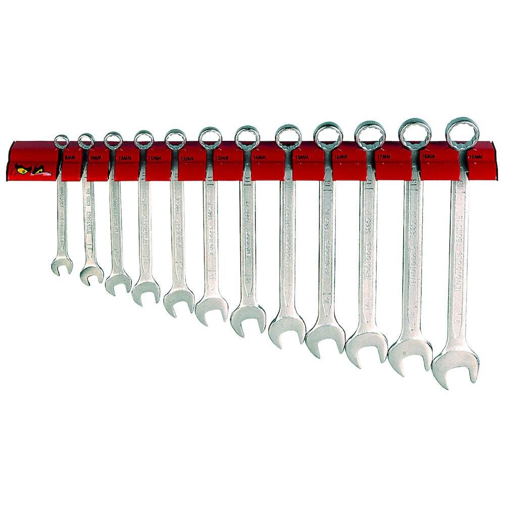 Buy Teng Tools 12PC Combination Spanner Set Wall Rack from Power Tool Services - Image 1 | Best Price