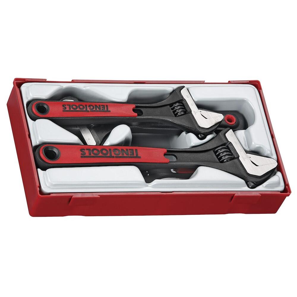 Buy Teng Tools 4PC Adjustable Wrench Tray (Shifting Spanners) from Power Tool Services - Image 1 | Best Price