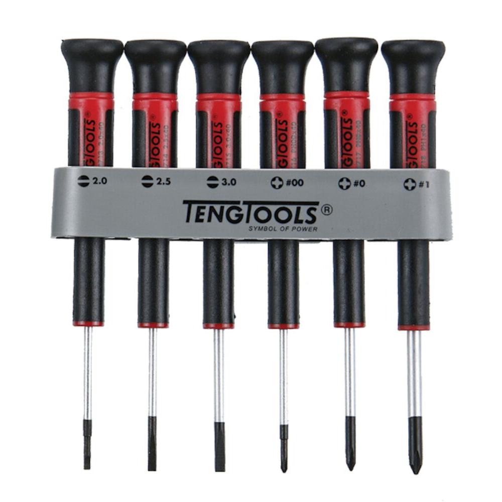 Buy Teng Tools 6PC Mini Screwdriver Set With Holder from Power Tool Services - Image 1 | Best Price