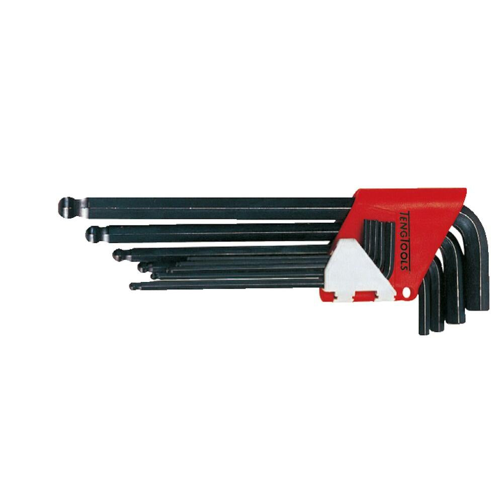 Buy Teng Tools 9PC Metric Ball Point Hex Key Set from Power Tool Services - Image 1 | Best Price