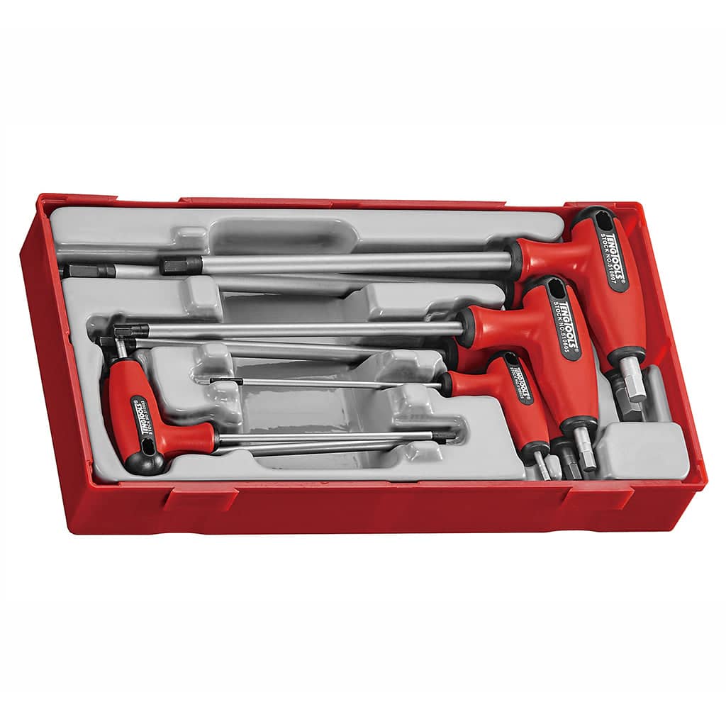 Buy Teng Tools 7PC T-Handle Hex Key 2.5-8MM from Power Tool Services - Image 1 | Best Price