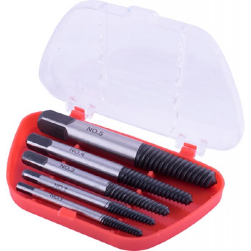 Buy Tork Craft Pro 5pc Spiral Screw Extractor Set from Power Tool Services - Image 1 | Best Price