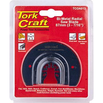 Buy Tork Craft Quick Change Radial Saw Blade 87Mm(3-7/16') M42 from Power Tool Services - Image 1 | Best Price