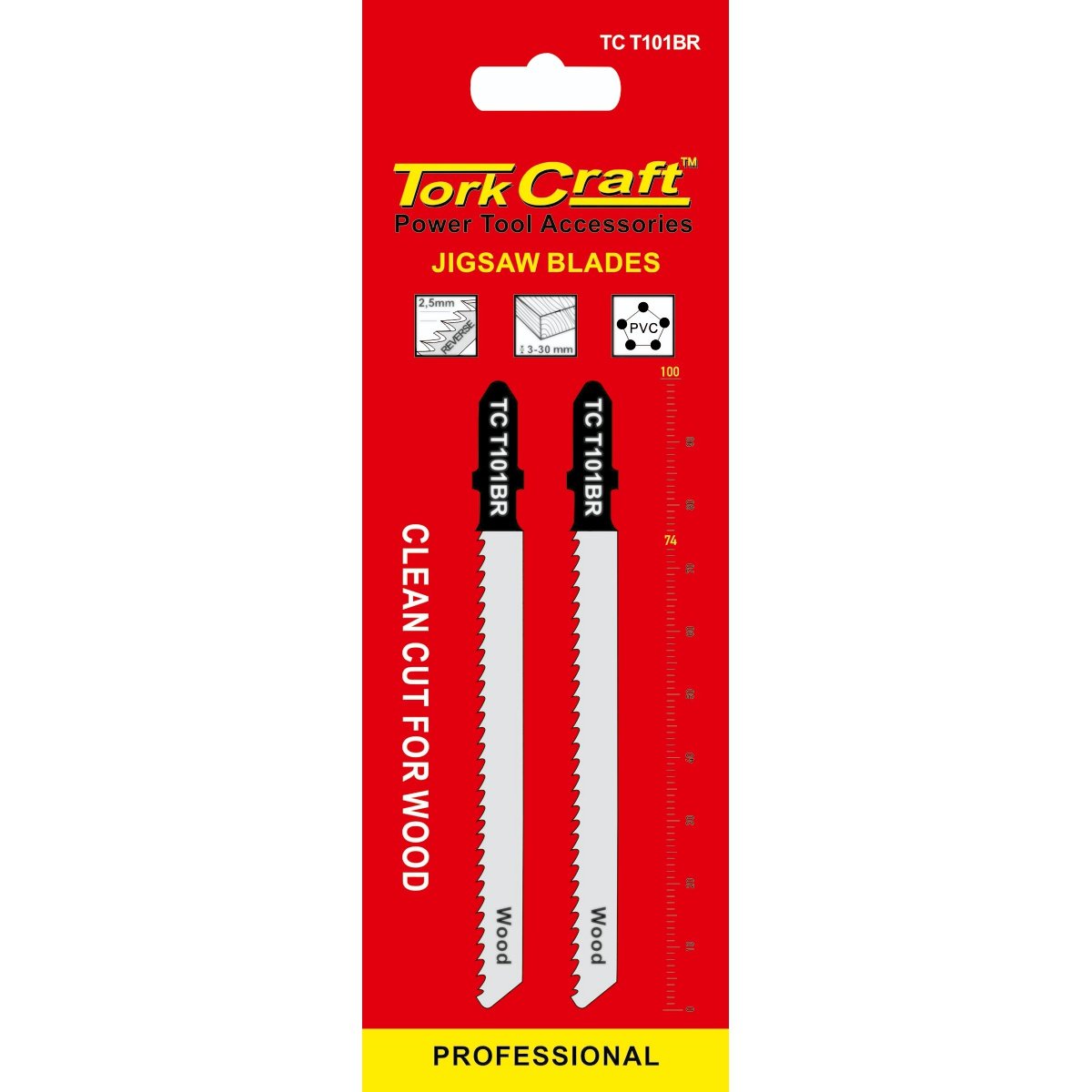 Buy Tork Craft T-Shank Jigsaw Blade TC T101BR-2 from Power Tool Services - Image 1 | Best Price