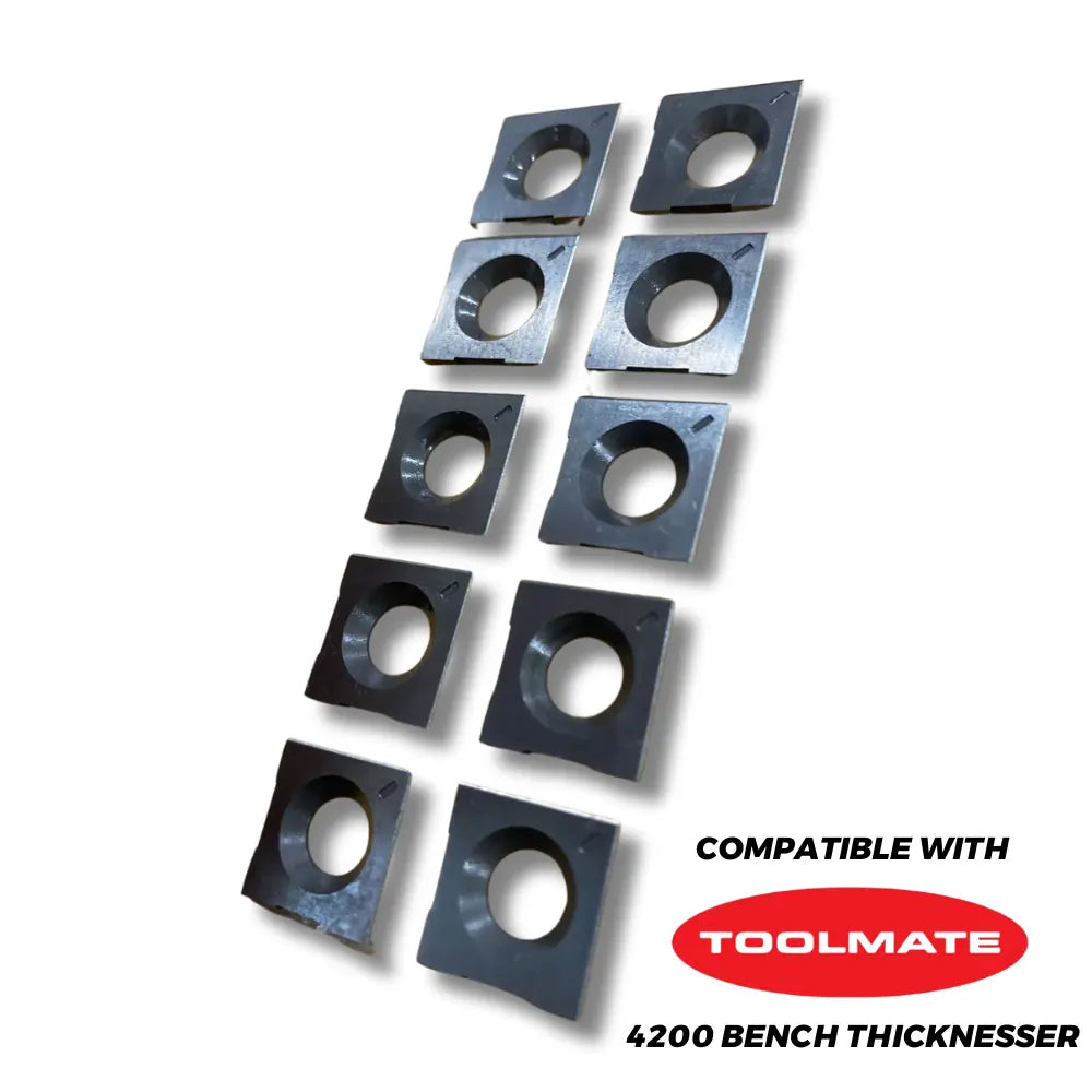 Tungsten Carbide Cutter Blocks for Thicknessers (10pk)