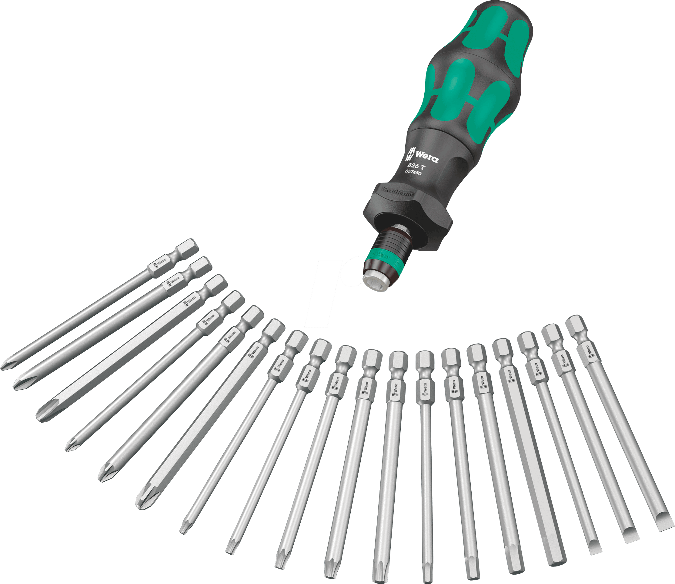 Wera Kraftform Kompakt Turbo 1, 19 pieces