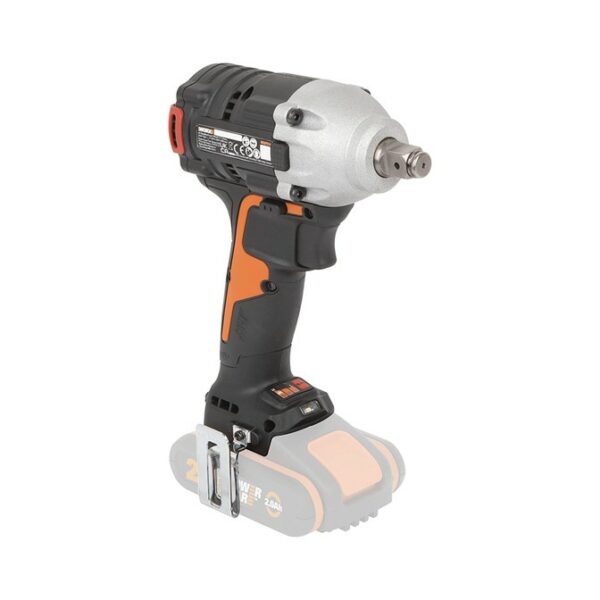 Buy Worx NITRO Impact Wrench Cordless 1/2″Brushless 300NM 20V | Tool Only from Power Tool Services - Image 2 | Best Price