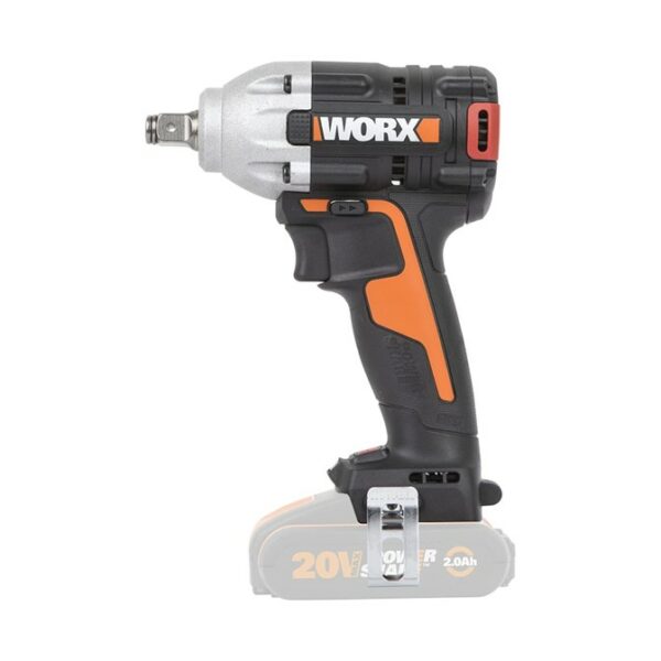 Buy Worx NITRO Impact Wrench Cordless 1/2″Brushless 300NM 20V | Tool Only from Power Tool Services - Image 3 | Best Price