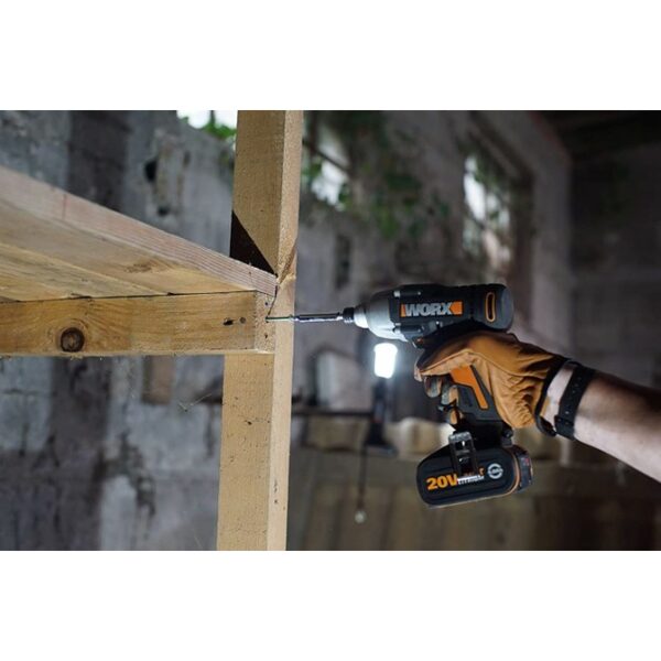 Buy Worx Impact Drill & Impact Driver 1/4″ COMBO 20V | KIT from Power Tool Services - Image 5 | Best Price