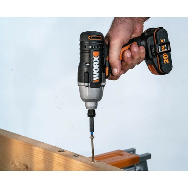 Buy Worx Impact Drill & Impact Driver 1/4″ COMBO 20V | KIT from Power Tool Services - Image 4 | Best Price