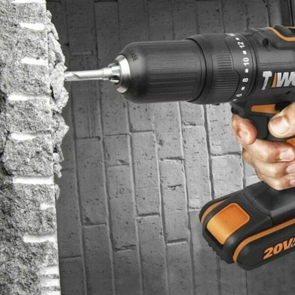 Buy Worx Impact Drill 13MM 40Nm 1500RPM With Accessories 20V | KIT from Power Tool Services - Image 4 | Best Price