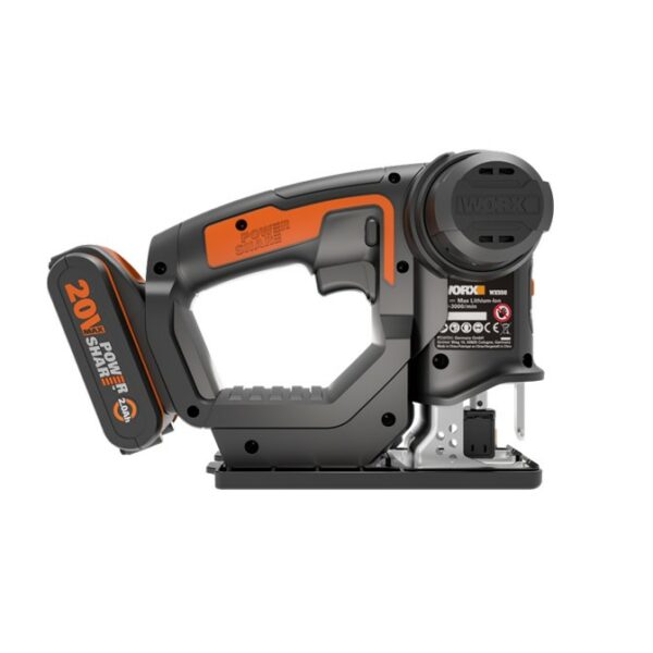 Buy Worx AXIS Jigsaw & Recipro Saw 20mm 2-In-1 Cordless 20V | KIT from Power Tool Services - Image 4 | Best Price