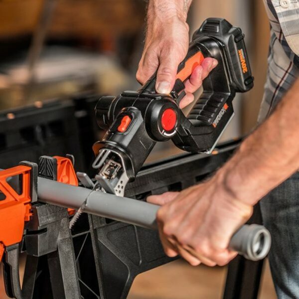 Buy Worx AXIS Jigsaw & Recipro Saw 20mm 2-In-1 Cordless 20V | KIT from Power Tool Services - Image 10 | Best Price