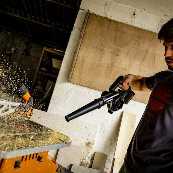 Buy Worx Workshop & Jobsite Cordless Blower 257KM/H 20V | Tool Only from Power Tool Services - Image 6 | Best Price