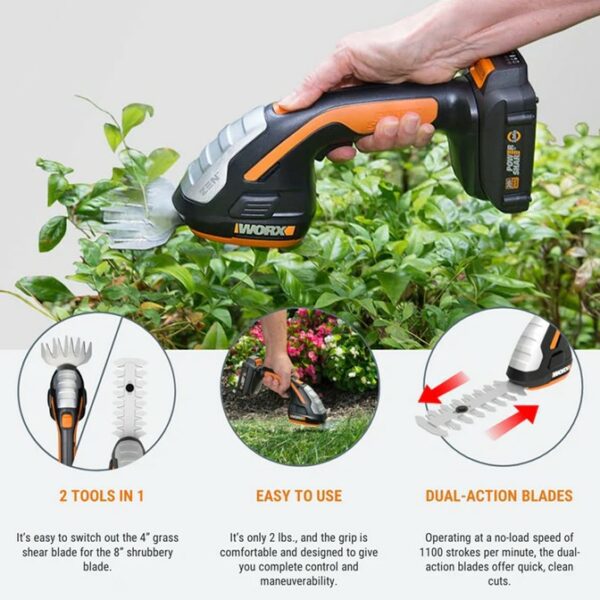 Buy Worx Grass Shear Zen & Trimmer 20V | KIT from Power Tool Services - Image 8 | Best Price