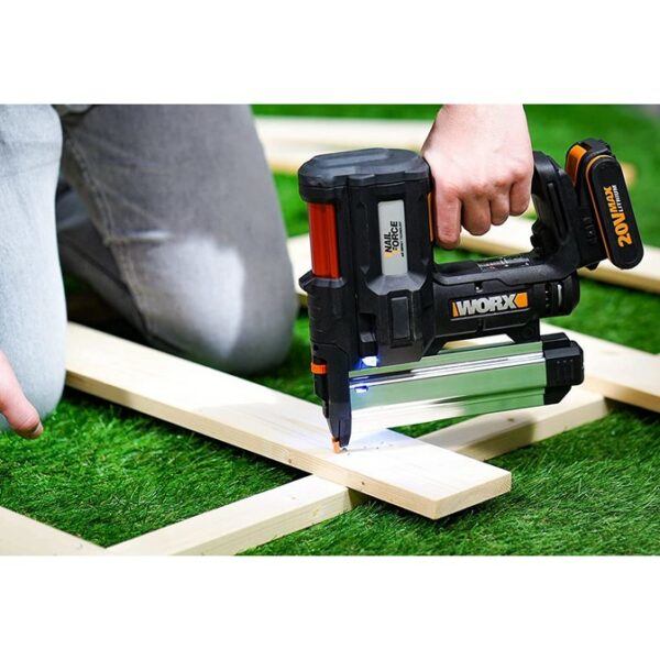 Buy Worx NAIL FORCE Cordless 18 Gauge Nail & Staple Gun 20V | Tool Only from Power Tool Services - Image 5 | Best Price