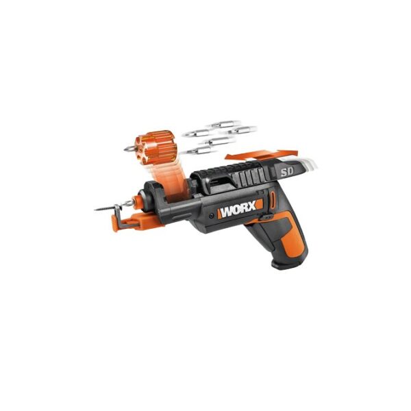 Buy Worx SD SLIDE DRIVER With Screw Holder Cordless 4V | KIT from Power Tool Services - Image 3 | Best Price