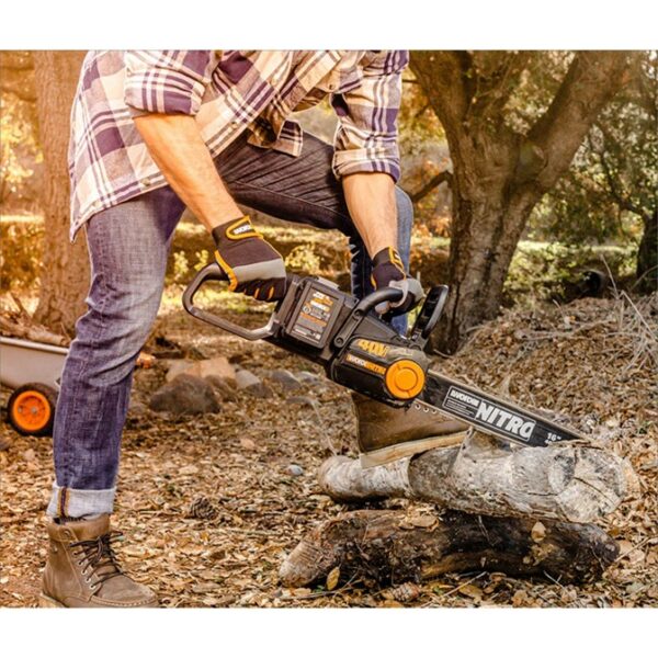 Buy Worx NITRO Chainsaw 40cm Cordless 40V KIT | Kit from Power Tool Services - Image 11 | Best Price