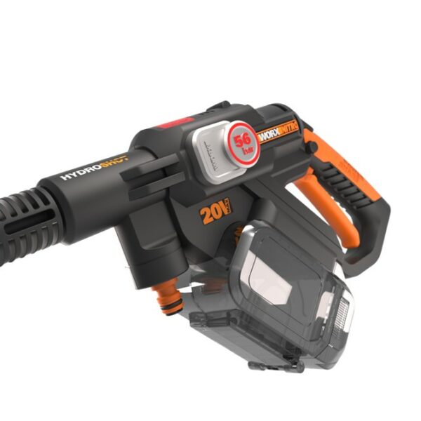 Buy Worx NITRO HYDROSHOT High Pressure Cleaner Cordless 56 BAR 20V | KIT from Power Tool Services - Image 6 | Best Price