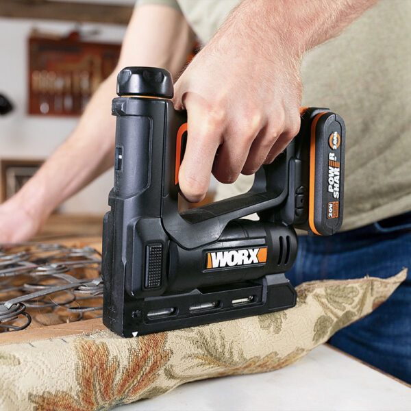 Buy Worx NITRO Crown Stapler 3/8″ Cordless With Impact Technology 20V | Tool Only from Power Tool Services - Image 3 | Best Price