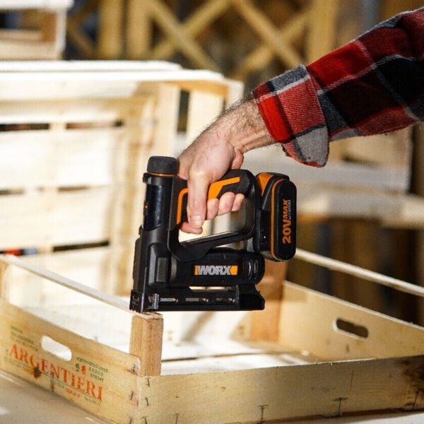 Buy Worx NITRO Crown Stapler 3/8″ Cordless With Impact Technology 20V | Tool Only from Power Tool Services - Image 4 | Best Price