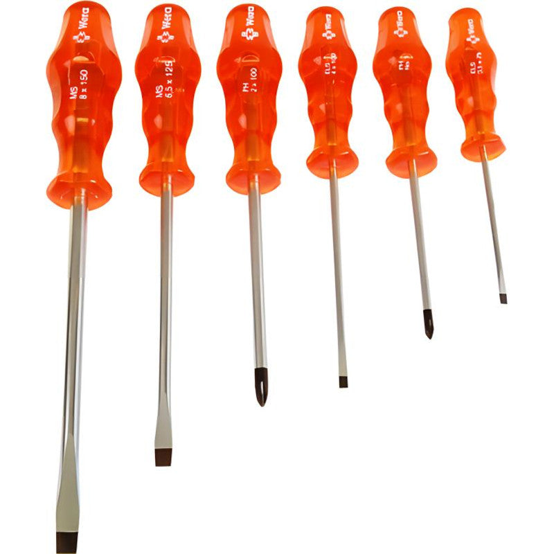 Wera Set 6 Pc Screwdriver Set 10001 Power Tool Services