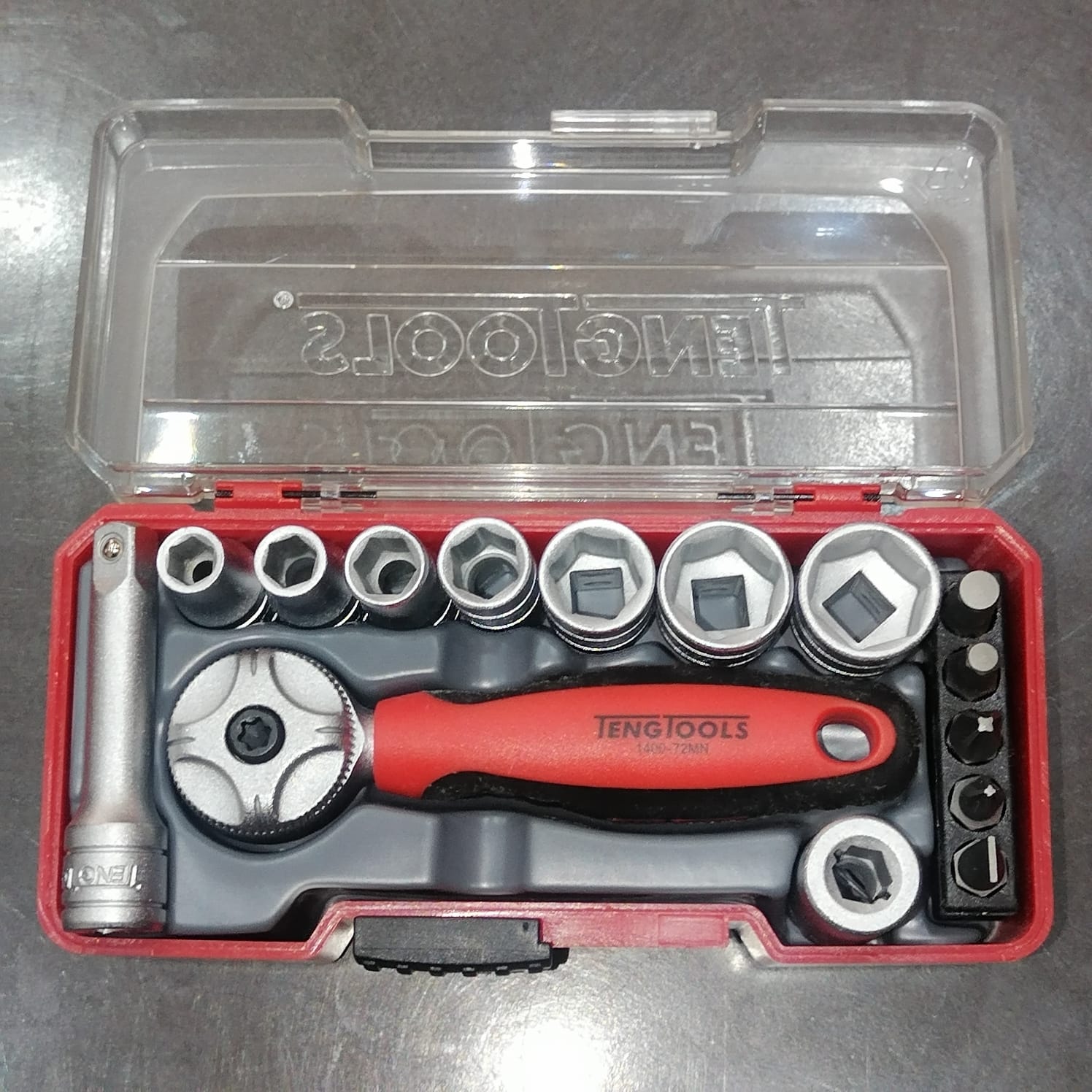 Buy Teng Tools 15PC 1/4Inch drive socket set in TJ case from Power Tool Services - Image 3 | Best Price