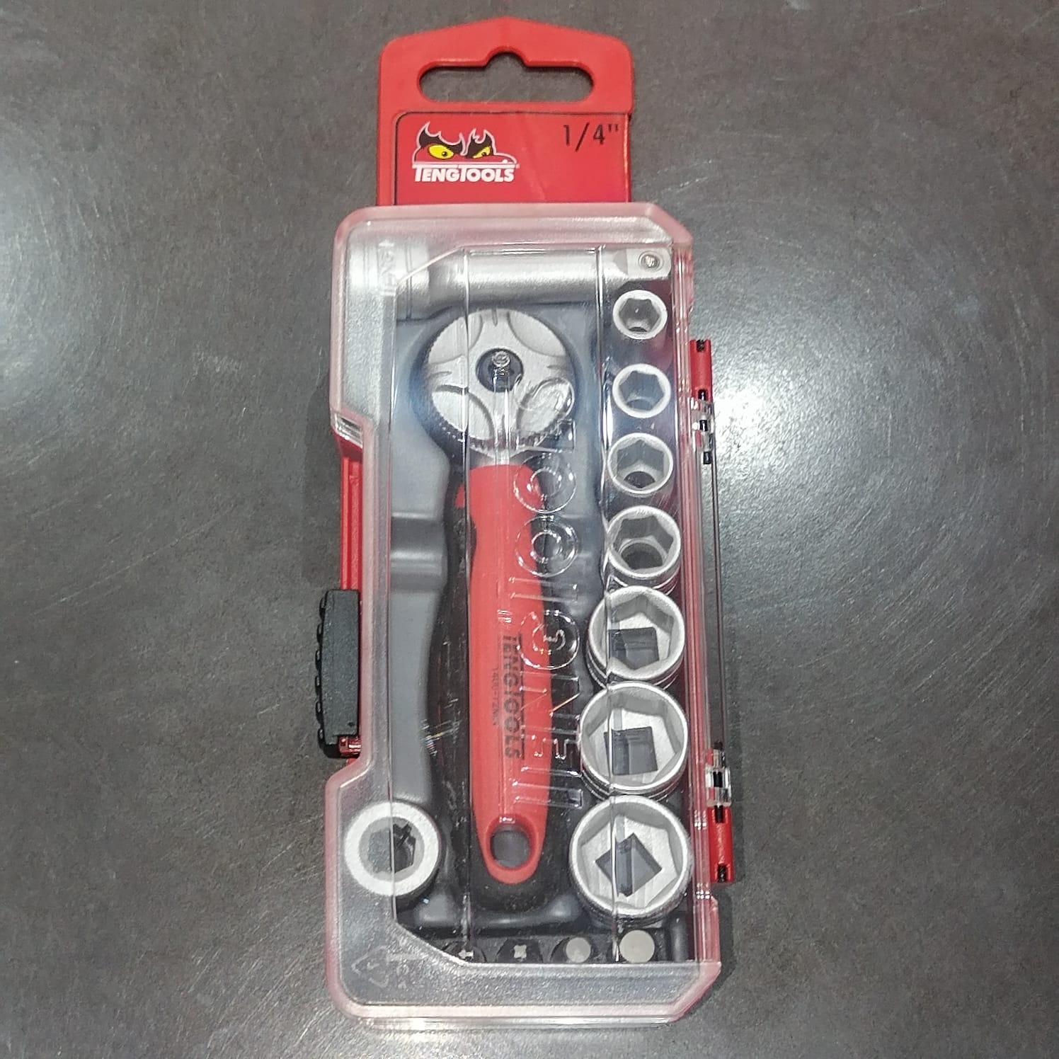 Buy Teng Tools 15PC 1/4Inch drive socket set in TJ case from Power Tool Services - Image 2 | Best Price