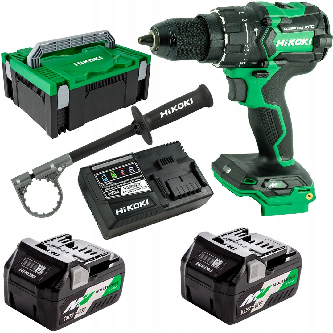 Hikoki 36v Cordless Driver Drill DS36DC 5.0Ah set 1 - Power Tool Services