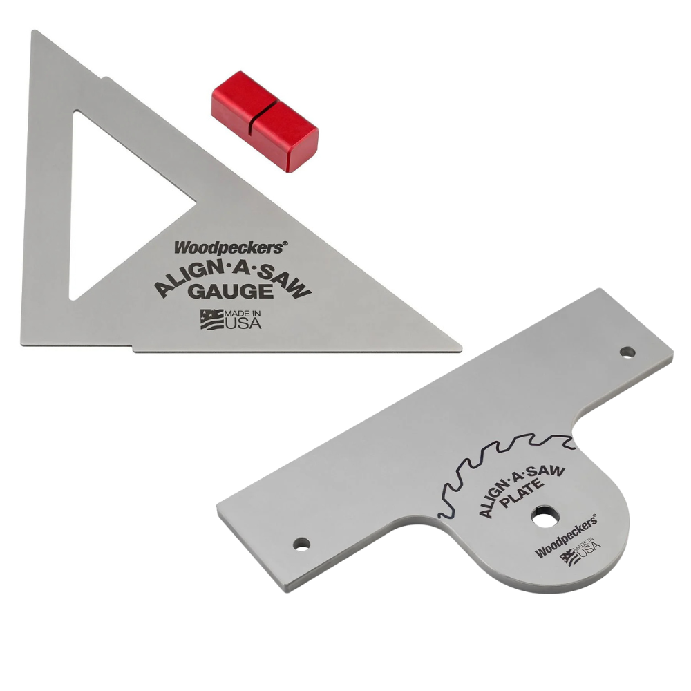 Woodpeckers Align-A-Saw Gauge & Plate Kit
