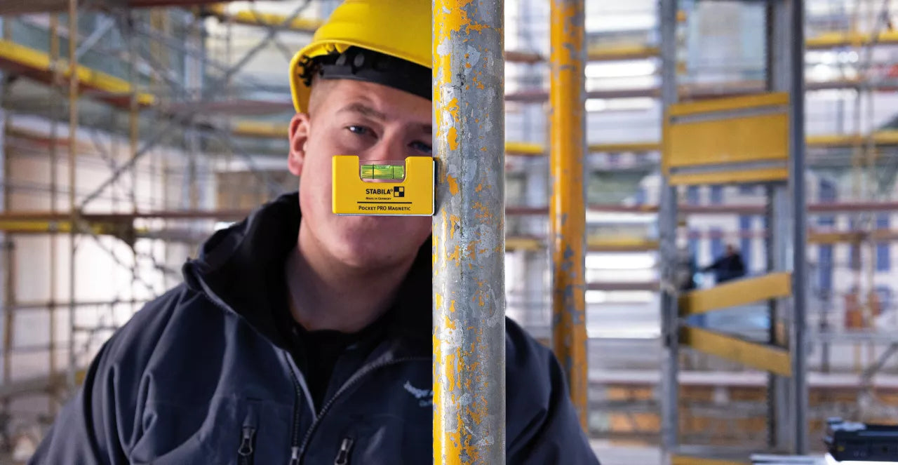 Stabila Pocket Pro Mag Spirit Level 7cm 6 - Power Tool Services