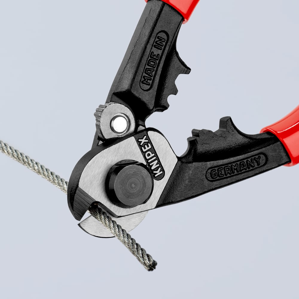 KNIPEX Forged Wire Rope Cutter 95 61 190 3 - Power Tool Services