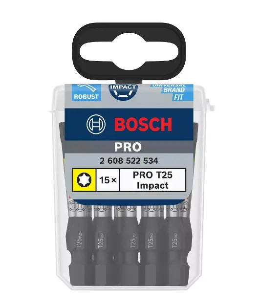 Bosch PRO Bosch Pro Screwdriver Set 15 x 55mm ( Select Size ) 6 - Power Tool Services