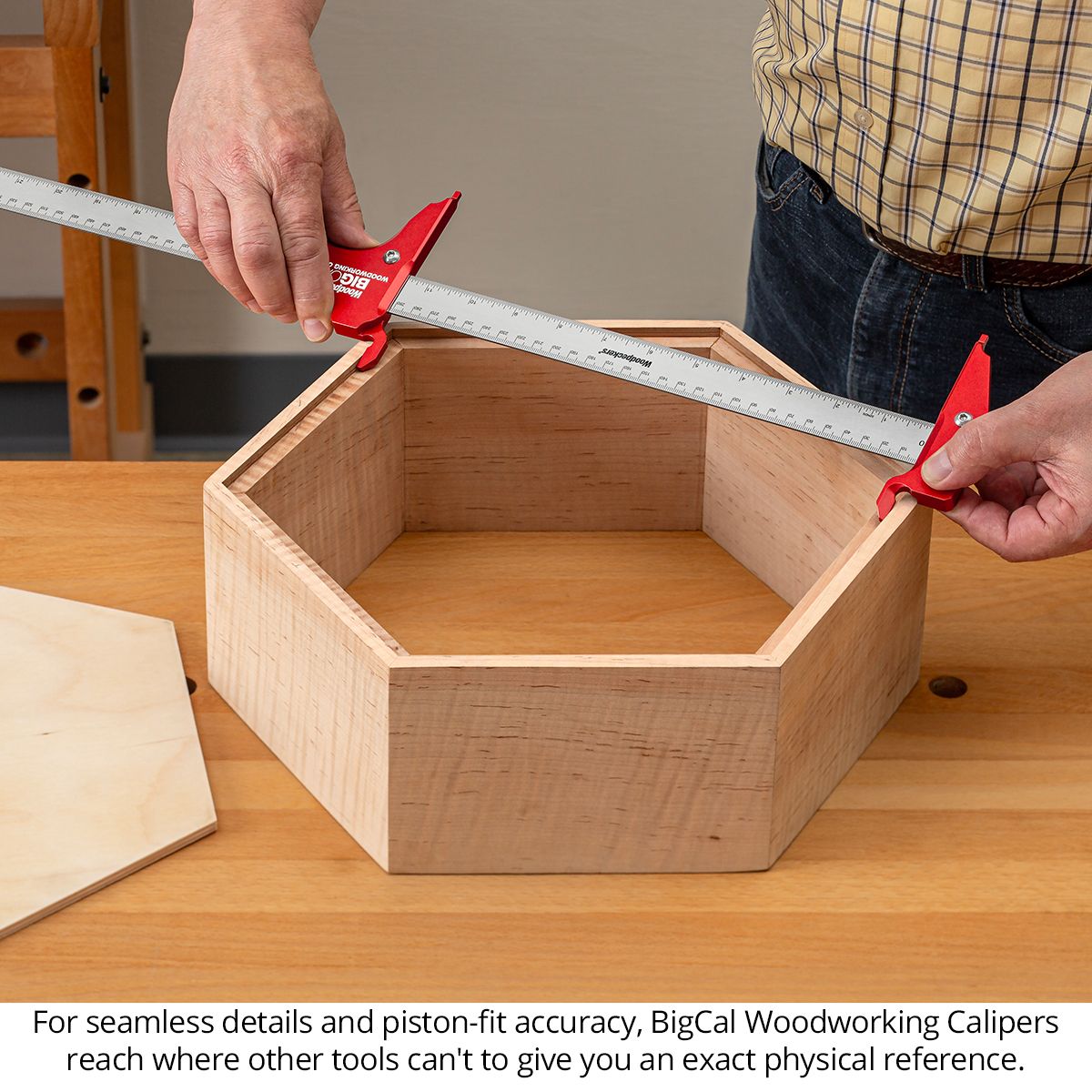 Woodpeckers BigCal Woodworking Caliper 12"/300mm & 24"/600mm Deluxe Set BC-DLX 5 - Power Tool Services