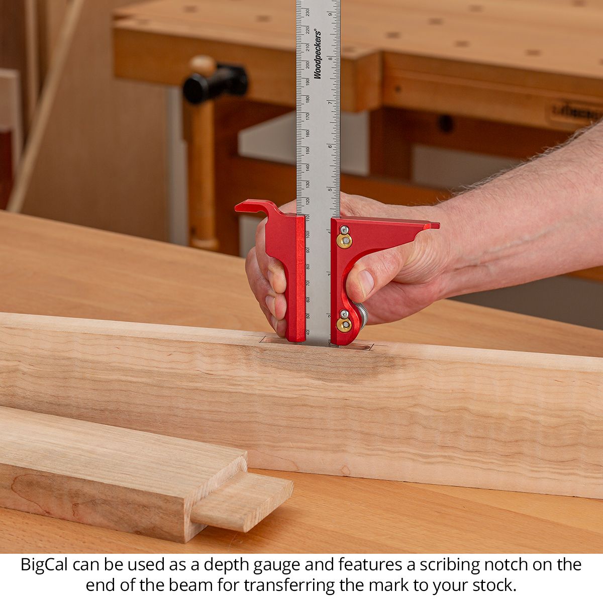 Woodpeckers BigCal Woodworking Caliper 12"/300mm & 24"/600mm Deluxe Set BC-DLX 7 - Power Tool Services