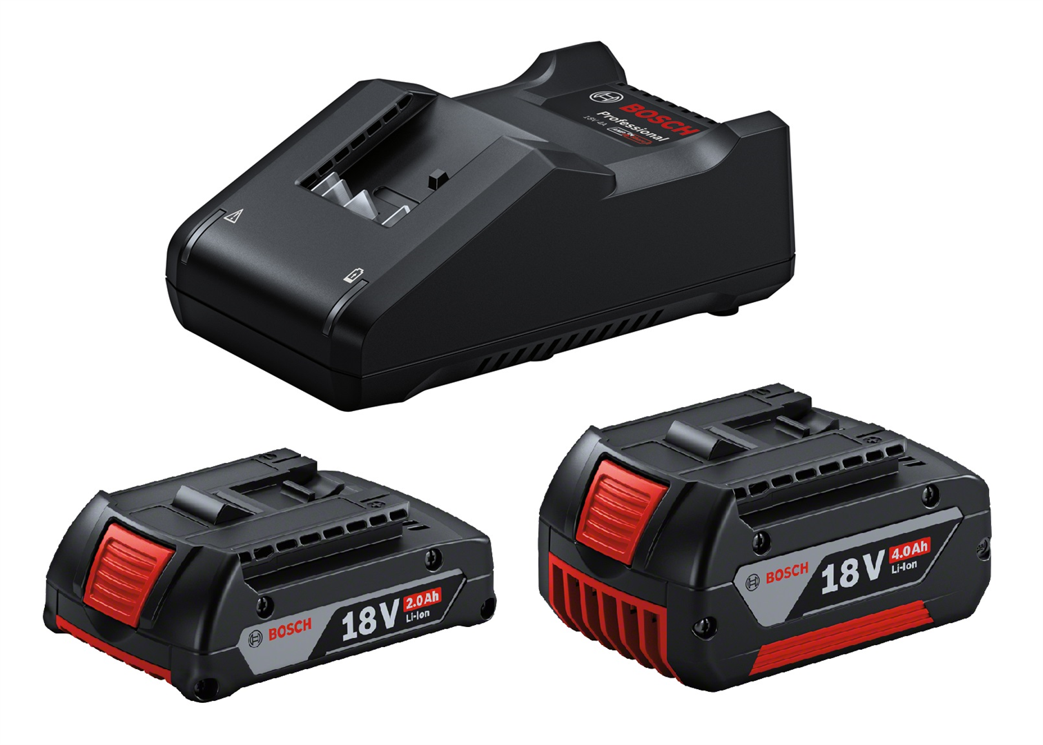 Buy Bosch Professional Battery Starter Kit 1x 4.0Ah + 2.0Ah 1600A01ZS9 from Power Tool Services - Image 1 | Best Price
