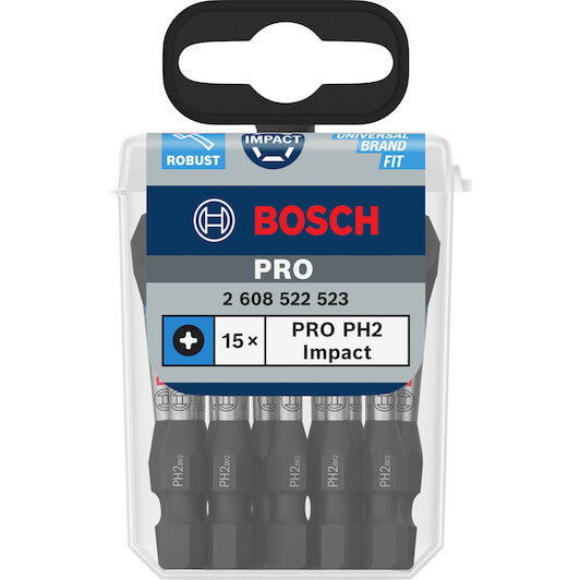 Bosch PRO Bosch Pro Screwdriver Set 15 x 55mm ( Select Size ) 5 - Power Tool Services