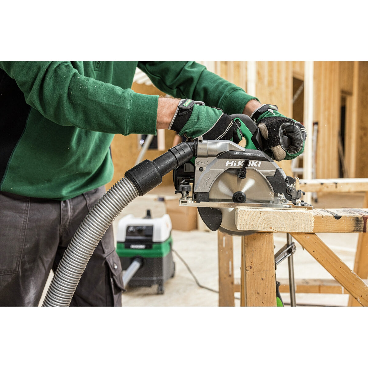 Hikoki 36v Cordless Circular Saw C3606DB Basic 10 - Power Tool Services