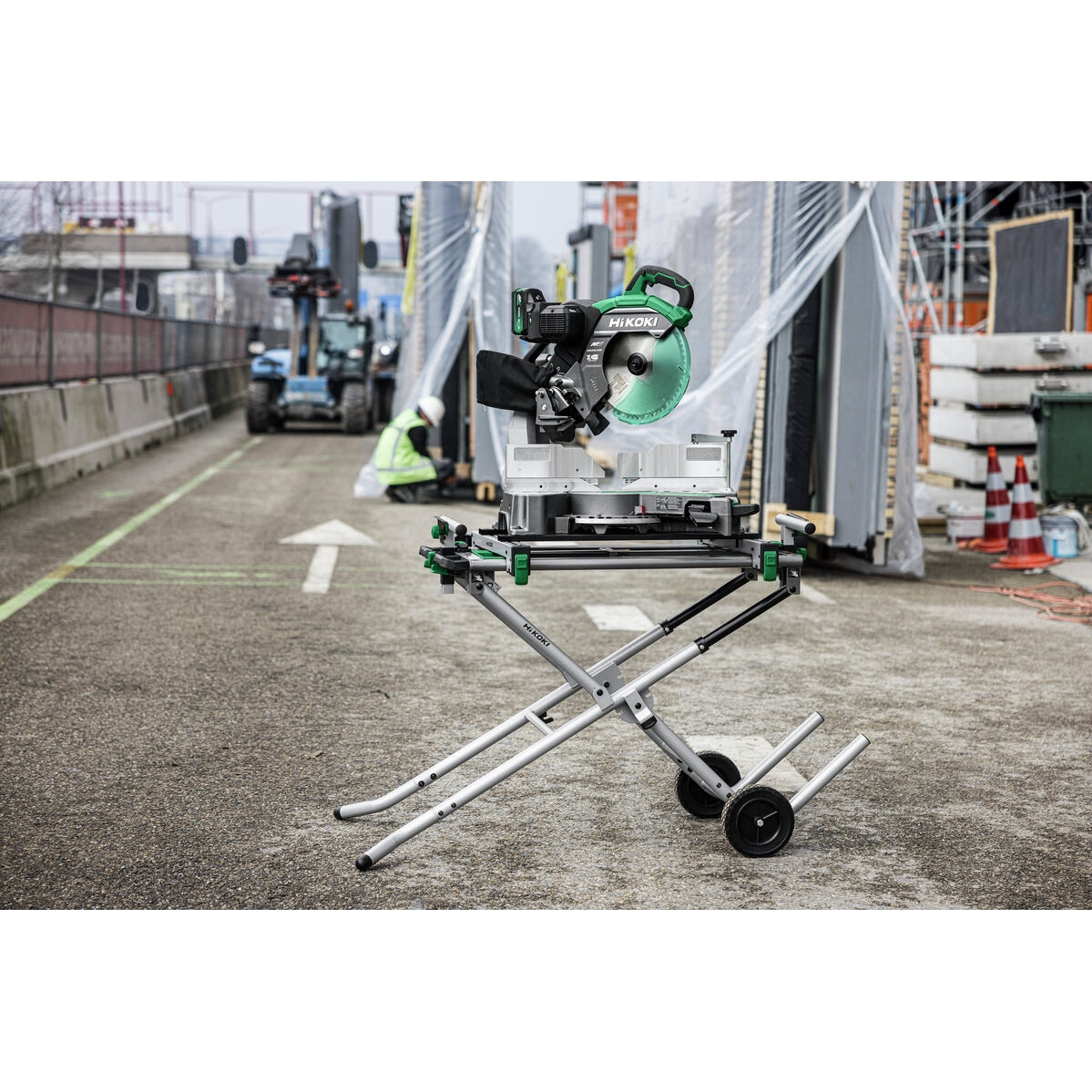 Hikoki 36V Cordless Miter Saw C3612DRA Set 5 - Power Tool Services