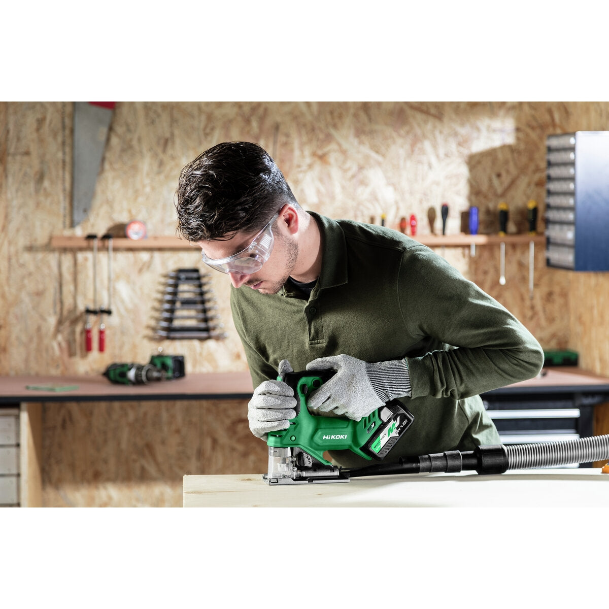 Hikoki 36v Cordless Jig Saw CJ36DA Basic 8 - Power Tool Services