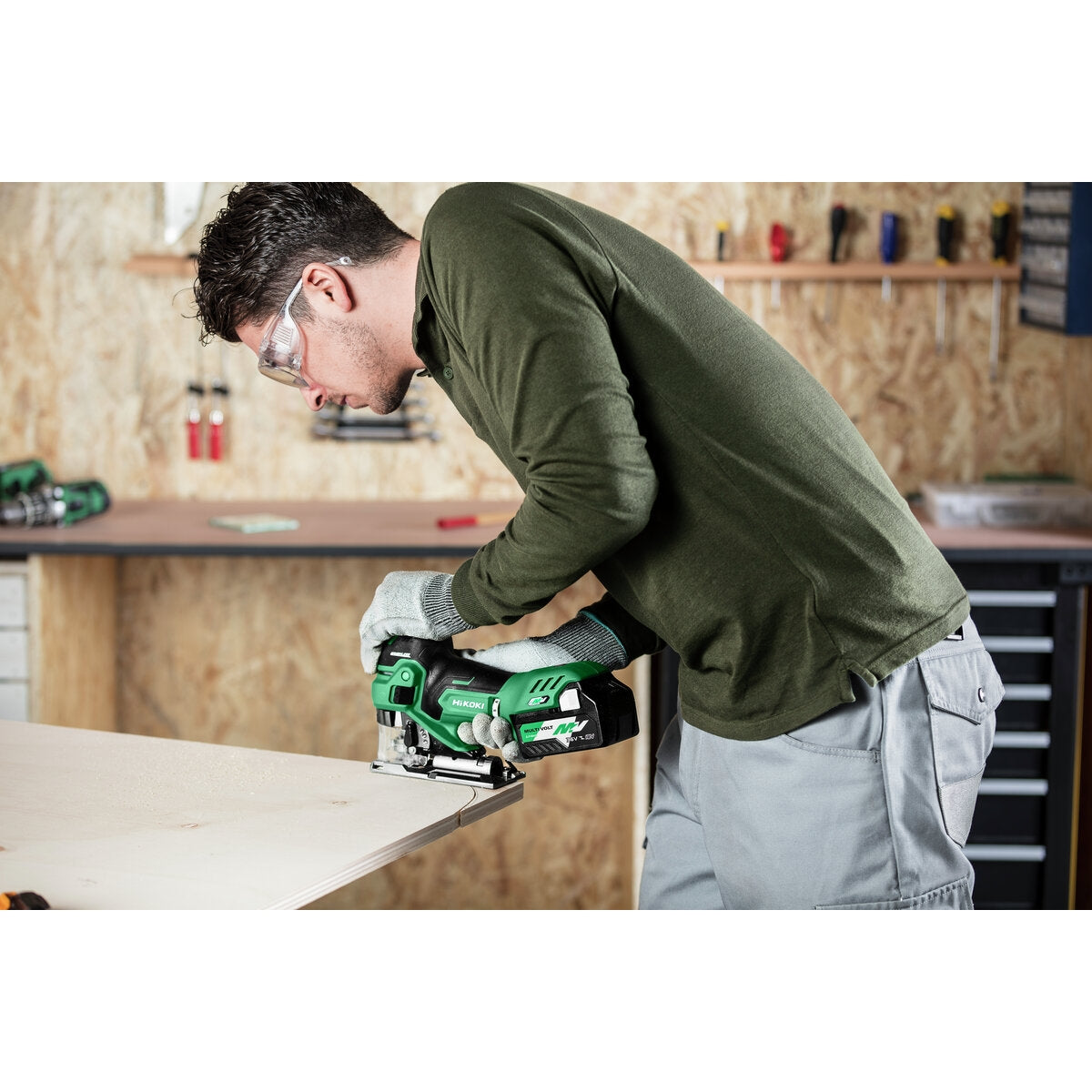 Hikoki 36v Cordless Jig Saw CJ36DA Basic 7 - Power Tool Services