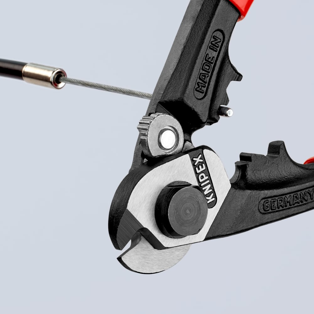 KNIPEX Forged Wire Rope Cutter 95 61 190 7 - Power Tool Services