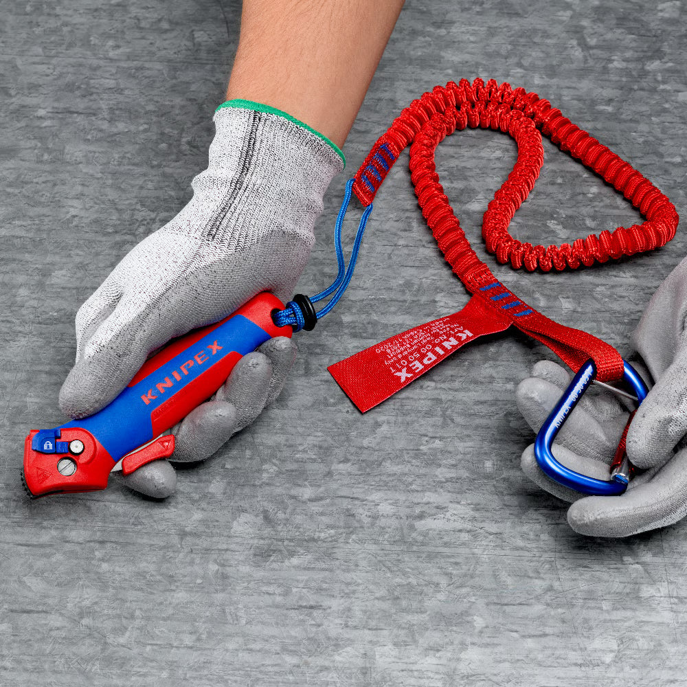 Knipex Stripping Knife With guide shoe and ratchet function 16 50 145 SB 6 - Power Tool Services