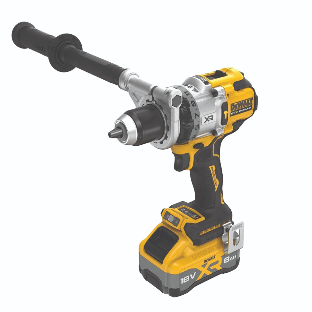 Dewalt 18V Brushless Hammer Drill Driver 8Ah DCD1007WW1T-QW 2 - Power Tool Services