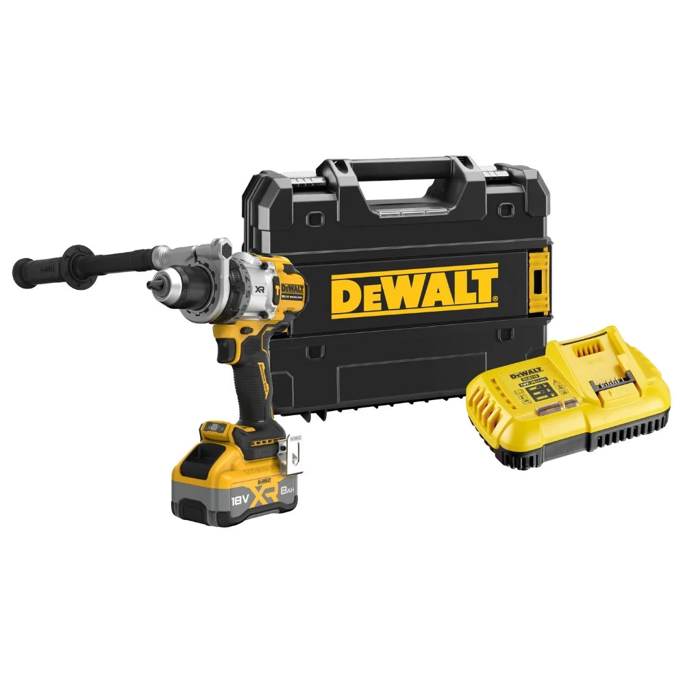 Dewalt 18V Brushless Hammer Drill Driver 8Ah DCD1007WW1T-QW 1 - Power Tool Services