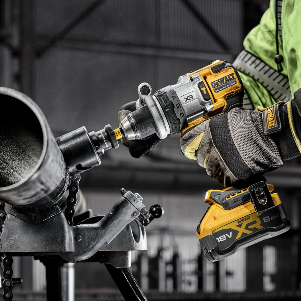 Dewalt 18V Brushless Hammer Drill Driver 8Ah DCD1007WW1T-QW 5 - Power Tool Services